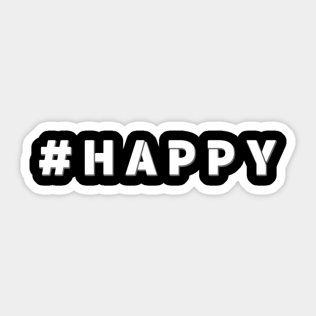 Hashtag Happy Sticker by Underground Cargo